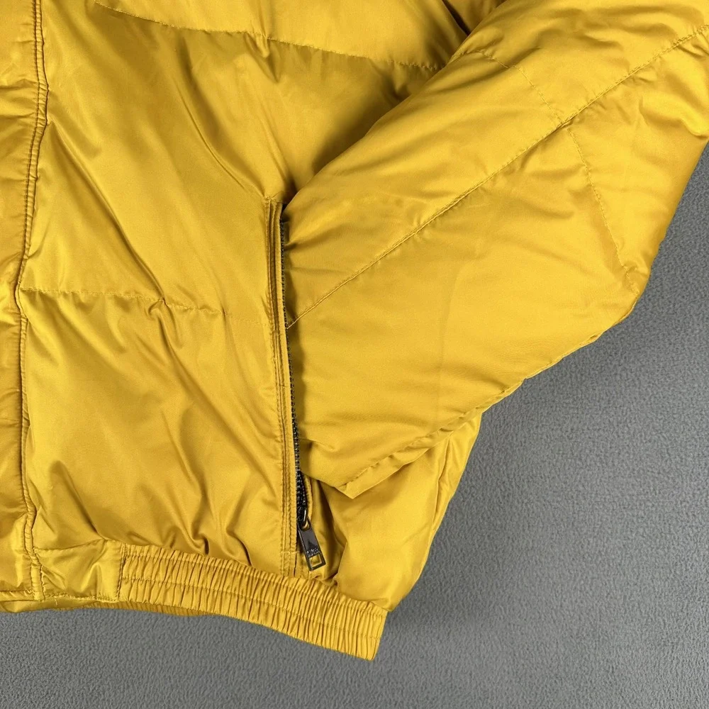 Marc New York Puffer Jacket Large Yellow Heavyweight Waterfowl Down Feather